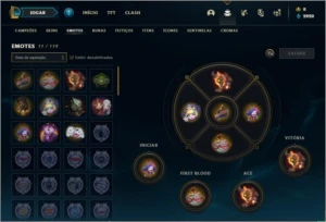 Conta ouro 4 com 5 skins e 25 champs - League of Legends LOL