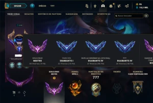 Mestre com TODOS os champs e 191 Skins + 51 Maestrias 7 - League of Legends LOL