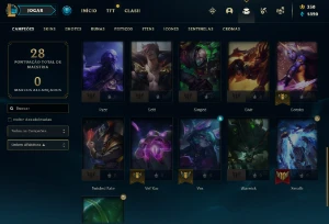 Smurf - League Of Legends - Platina 1 + 350 Rp + 20 Skins LOL