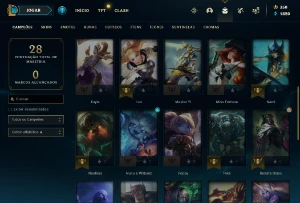 Smurf - League Of Legends - Platina 1 + 350 Rp + 20 Skins LOL