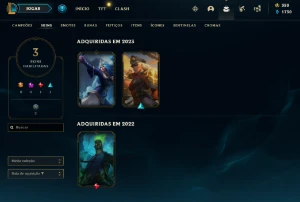 Smurf - League Of Legends - Platina 1 + 350 Rp + 20 Skins LOL