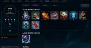 Conta League of Legends Full Acesso - 54 Champs e 36 Skins LOL