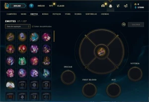 Conta ouro 4 com 21 Champs e 4 Skins + 14 Fragmentos - League of Legends LOL