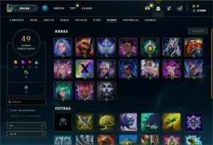 Conta ouro 4 com 21 Champs e 4 Skins + 14 Fragmentos - League of Legends LOL