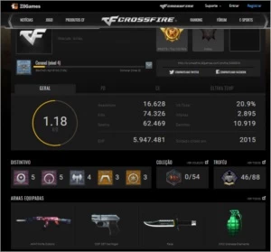 Conta Crossfire AL Capitão com VIPS e MN's