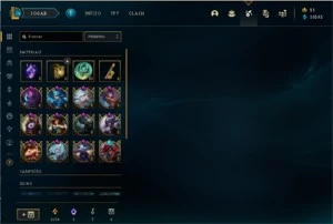 Conta plat III, mmr decente, nvl 291, 131 champs - League of Legends LOL