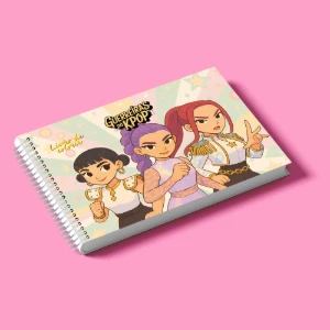 Livro de Colorir - Guerreiras do KPOP PDF - PNG - eBooks