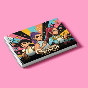 Livro de Colorir - Guerreiras do KPOP PDF - PNG
