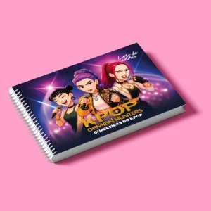 Livro de Colorir - Guerreiras do KPOP PDF - PNG - eBooks