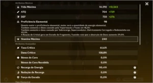 Zhongli C1, Diluc, Jean, Qiqi, Keqing, Harpa, Oração AR 55 - Genshin Impact
