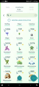 Conta pokemon go lvl 40,cheio de shiny raros e 100%