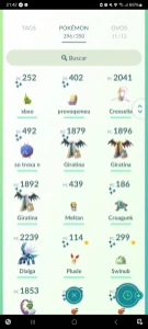 Conta pokemon go lvl 40,cheio de shiny raros e 100%