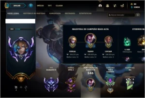 Conta ouro 3 com TODOS OS CHAMPS e 206 skins + 33 Cromas - League of Legends LOL