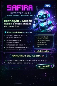 SAFIRA EXTRATOR v2.0 – Extração e Adição Automatizada