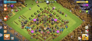 Clash of clans, cv10 full. Atualmente recém cv11