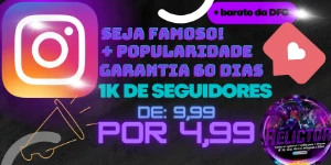 [Promoção]1K De Seguidores No Instagram 4,99 *Com Reposição* - Redes Sociais