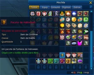 [LADMO] Conta com AOA - Server ALPHAMON - Digimon Masters Online