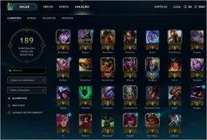 Conta Platina V - League of Legends LOL