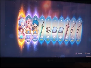 Conta com personagens 5 estrela - Genshin Impact