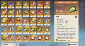 GENSHIN IMPACT - NA - AR 46. DILUC+VENTI+QIQI+DESCRIÇÃO