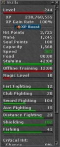 Elite Knight Lvl 244/ Non-pvp - Tibia