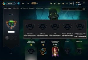 Unranked com TODOS os Champs e 101 Skins ( SUP / JG )