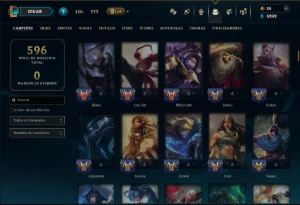 Unranked com TODOS os Champs e 101 Skins ( SUP / JG ) - League of Legends LOL