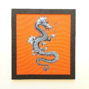 Quadro "Dragão Chinês" - Artesanato e Personalizados