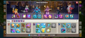 CV18 Nível 153 | 10 Equipamentos Épicos Mudança de Nome 500 - Clash of Clans