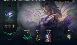 Conta Lol Lvl  567 Esmeralda 2 52 Prestigio E Mts Bordas