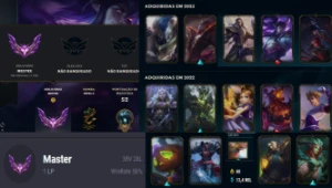 conta master 1lp handlevel, baratinha - League of Legends LOL