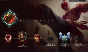 CONTA DIAMOND 5 - League of Legends LOL