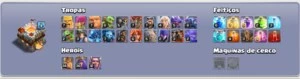 Clash of Clans CV 11 + 1093 gemas + BC 8