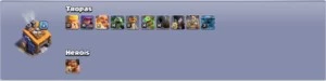 Clash of Clans CV 11 + 1093 gemas + BC 8