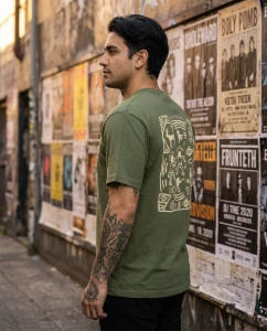 Camiseta Verde Rupestre - Artesanato e Personalizados