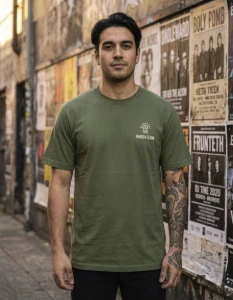 Camiseta Verde Rupestre - Artesanato e Personalizados