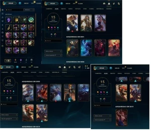 VENDO DUAS CONTAS DE LOL R$260 - League of Legends