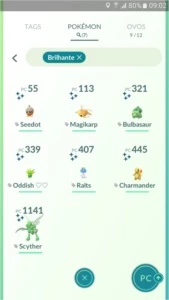 Conta Pokemon GO - Nivel 33 - 8439 Pokecoins - Pokémon