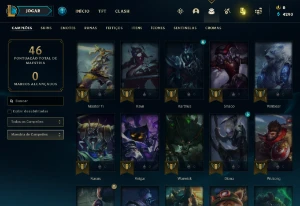 Conta Ouro 4 | 40% Win - Lol (League Of Legends) Elomoon