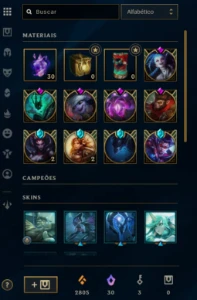 Conta League of Legends Full Acesso - 151 champs e 120 skins LOL