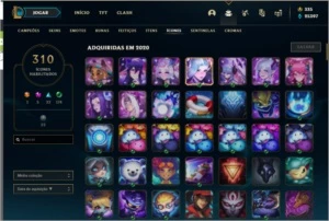 Conta Lol D4 224 skin 25k EA - League of Legends