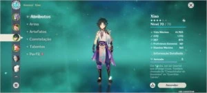 Conta AR42 com xiao e keqing - Genshin Impact