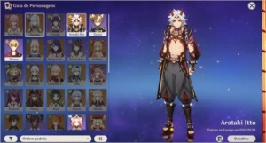 Itto e Gorou AR 25 NA PITY 65 50/50 - Genshin Impact