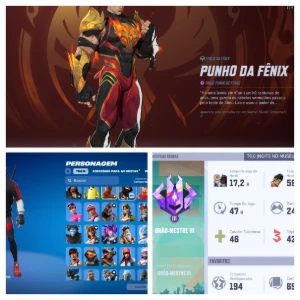 Fortnite (Ikonik + Fundador + 425 Skins) & Marvel Rivals (GM