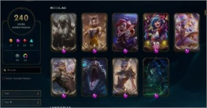 Conta D1 mmr mestre 57% winrate - League of Legends LOL