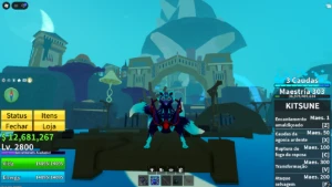 Lv2800 + Godhuman + Kitsune + Cdk + Ttk + Skull Guitar + Foi - Roblox
