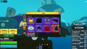 Lv2800 + Godhuman + Kitsune + Cdk + Ttk + Skull Guitar + Foi - Roblox