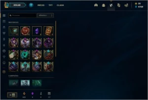 Conta de lol (ex platina plat 3) 121 champs;86 skins - League of Legends