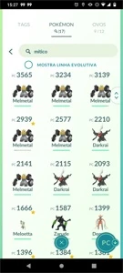 Pokémon Go Lvl 36 com Shiny e Lendários