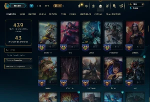 Prata 1 com 140 Champs e 44 Skins ( JG / MID / TOP ) - League of Legends LOL